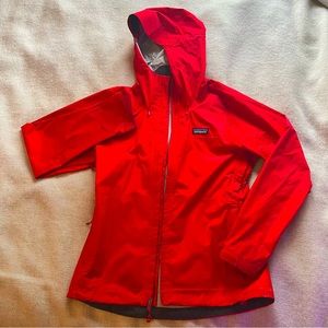 PATAGONIA Red Torrentshell Raincoat Jacket